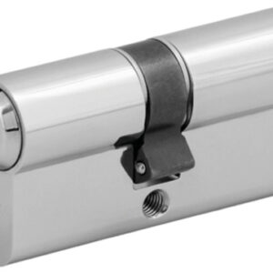 Cylindre à double entrée 40 x 40 mm nickelé mat avec fonction de secours WILKA 1463/1463.000015