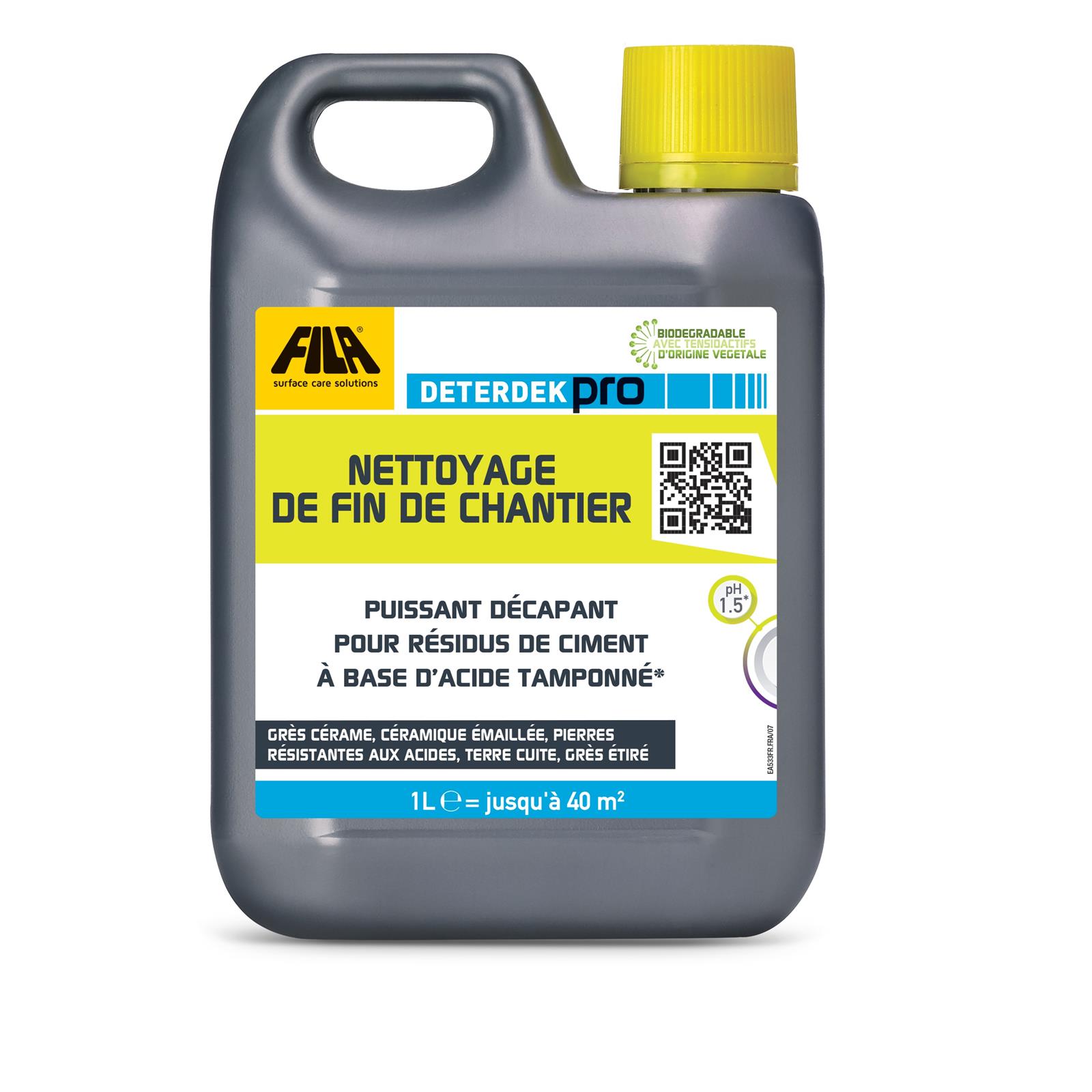 Décapant acide DETERDEK PRO - Bidon 5L