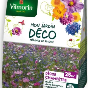 Décor Champêtre - 25 m² - Mélange de fleurs