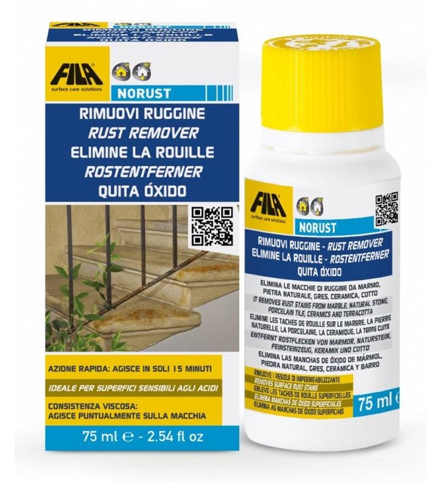 Détachant FILA NO RUST - Antirouille - Flacon de 75 ml
