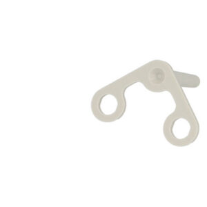 Détrompeurs pour prise 2P+T rouge ½ module Efapel Quadra & Latina (45x45)