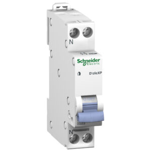 Disjoncteur D'clic DUOLINE XP 1P+N 10 A courbe C peignable SCHNEIDER ELECTRIC 423842