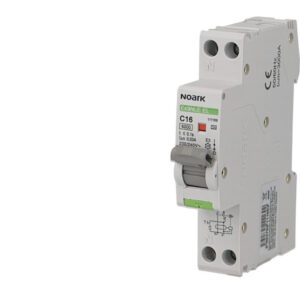 Disjoncteur différentiel "slim" 10A / 30mA type AC Noark Ex9NLE EL