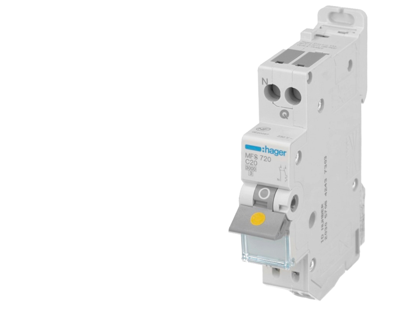 Disjoncteur DPN automatique C20A Hager