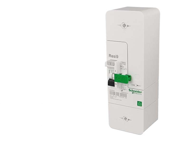 Disjoncteur EDF monophasé instantané 60A Schneider Resi9