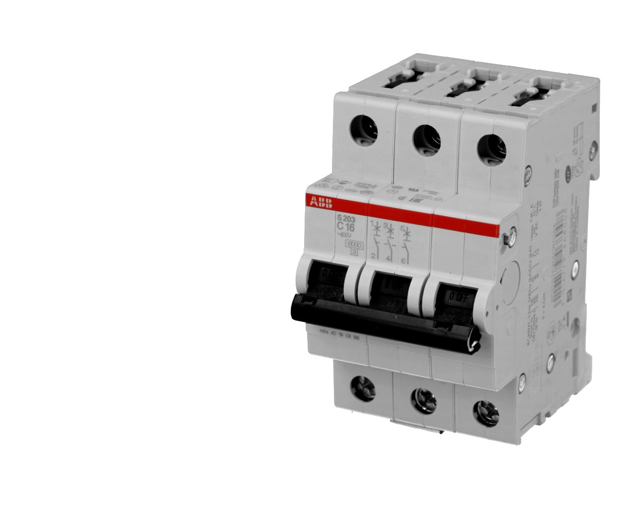 Disjoncteur Modulaire ABB 63A 3P S203-C63