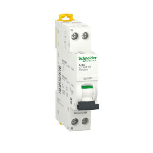 Disjoncteur modulaire ACTI9 IDT40T 1P+N courbe C 4500 A / 6 kA 6 A SCHNEIDER ELECTRIC A9P22606