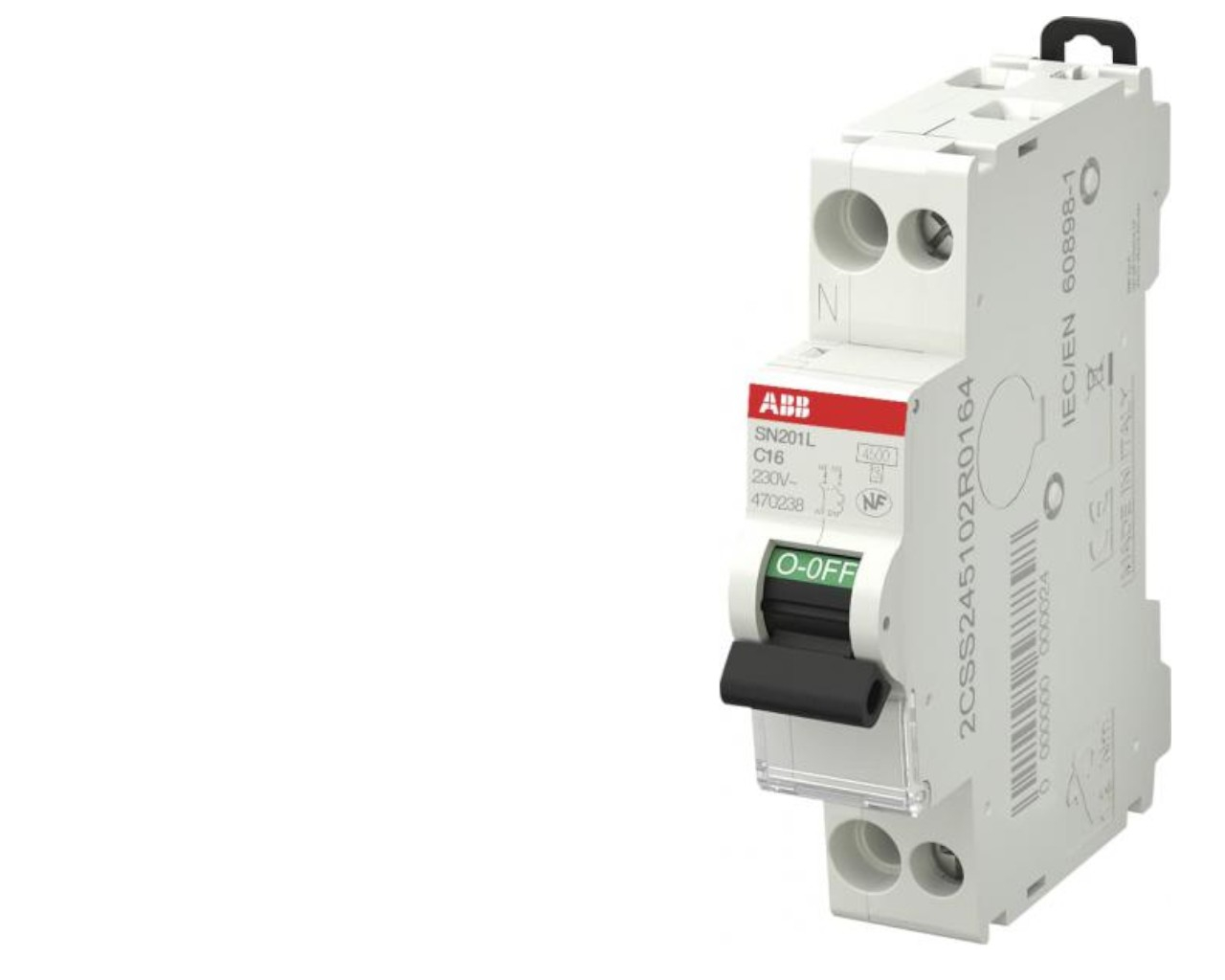 Disjoncteur modulaire phase neutre 40A 4.5kA à vis ABB