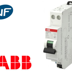 Disjoncteur modulaire phase neutre 16A 4.5kA automatique ABB