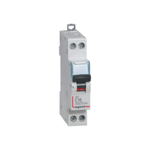Disjoncteur modulaire phase neutre Legrand DX³ 16A courbe C