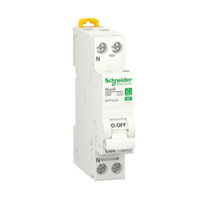 Disjoncteur modulaire RESI9 1P+N courbe C peignable 20 A SCHNEIDER ELECTRIC R9PFC620