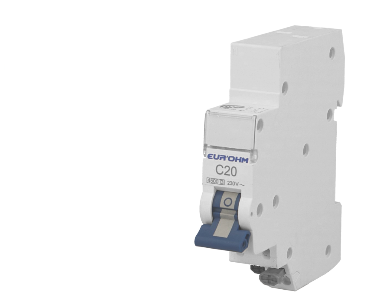 Disjoncteur phase neutre automatique 32A courbe C 4.5kA Eur'Ohm RX Protect