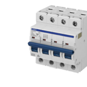 Disjoncteur tetrapolaire modulaire 6A courbe C IMO