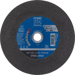 Disque à tronçonner à moyeu déporté SG STEELOX pour acier 2 mm PFERD 61328400