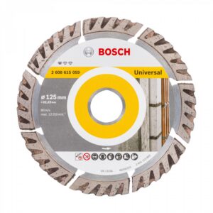 Disque à tronçonner diamanté D 125 mm Standard Universel BOSCH 2608615059