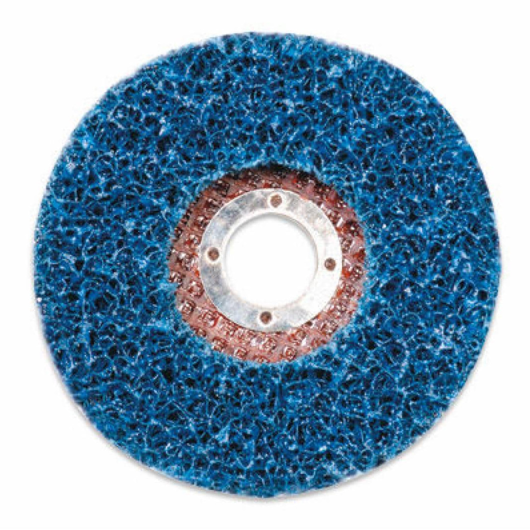 Disque abrasif non tissé Scotch-Brite Clean and Strip CG-RD 115 x 22,225 mm gros grain bleu 3M B61174