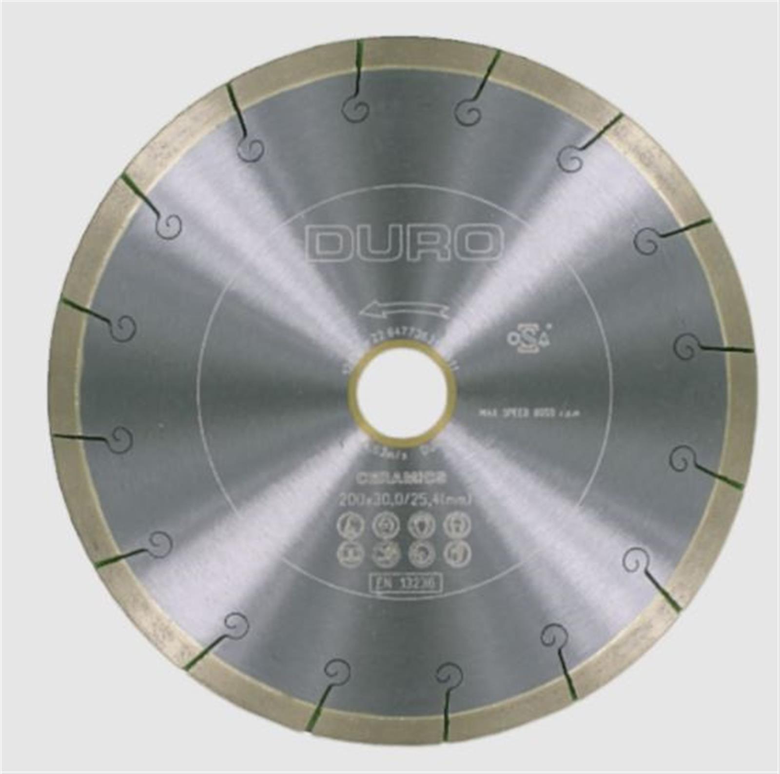 Disque diamant à jante continue DU-HT - Ø 250 mm