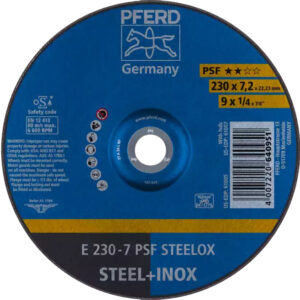 Disques à ébarber PFERD PSF STEELOX - 023640