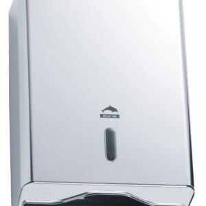 Distributeur papier essuie-mains - Inox - finition poli brillant