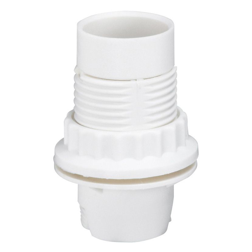 Douille E14 blanc avec bague en plastique pour ampoule LEGRAND 091123