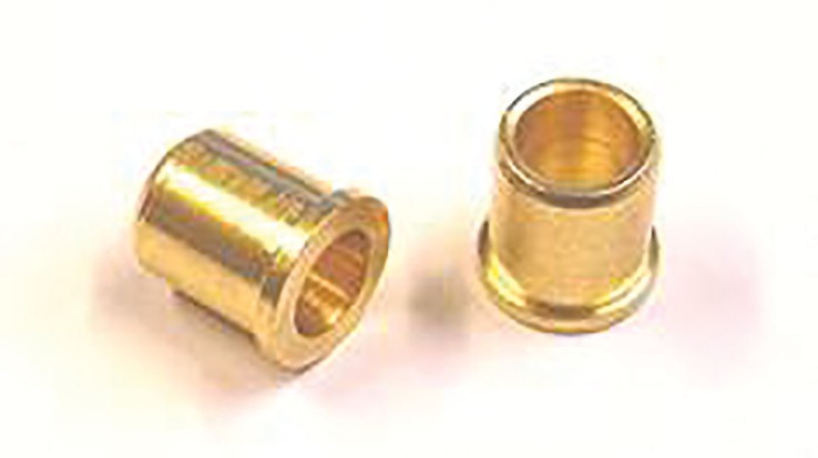 Douille pour taquet tige lisse 6 mm laiton poli boîte de 100 9012AS00