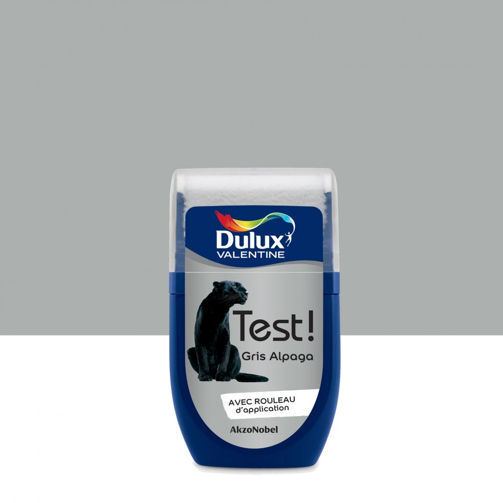 Testeur peinture Crème de couleur gris alpaga satin 30 mL - DULUX VALENTINE