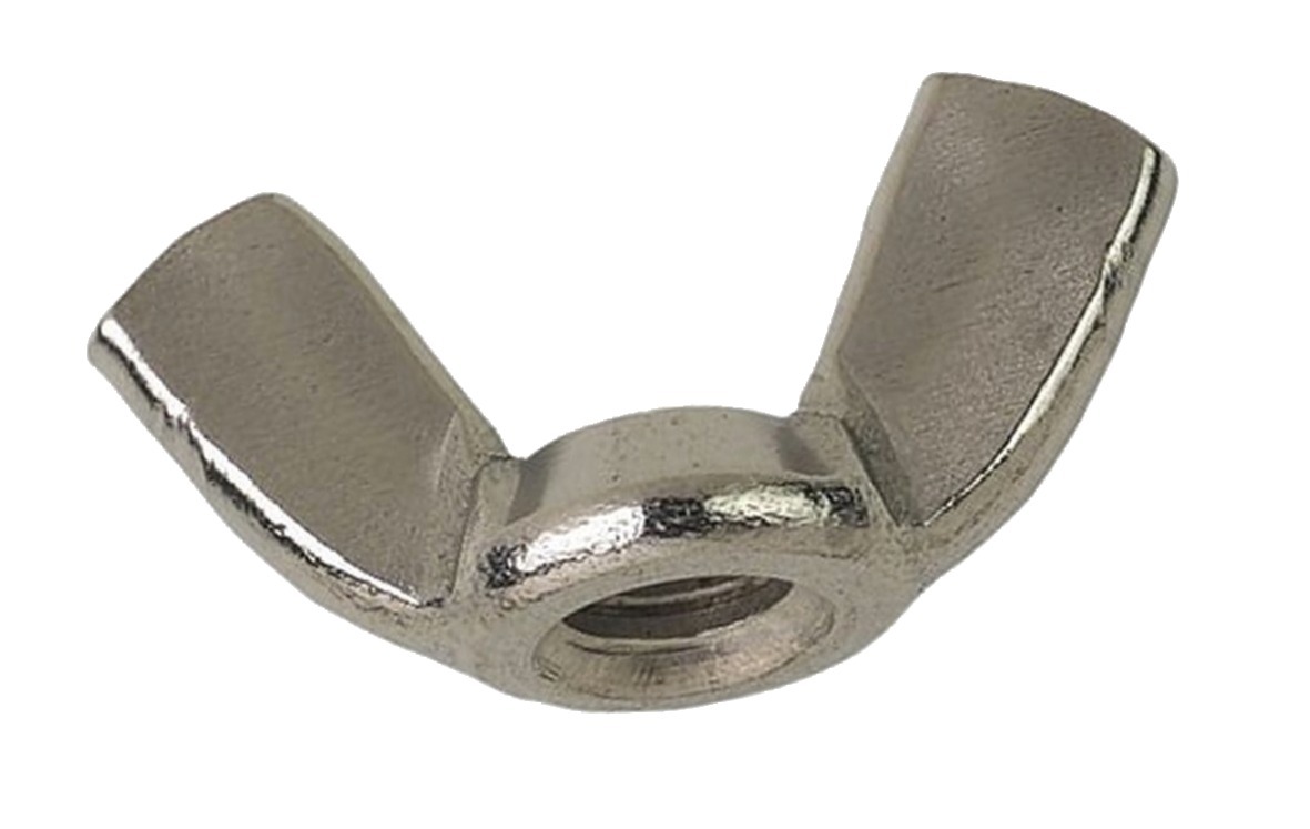 Ecrou papillon zingué blanc D14 en boîte de 50 NEGOCE PLUS EO14BLC