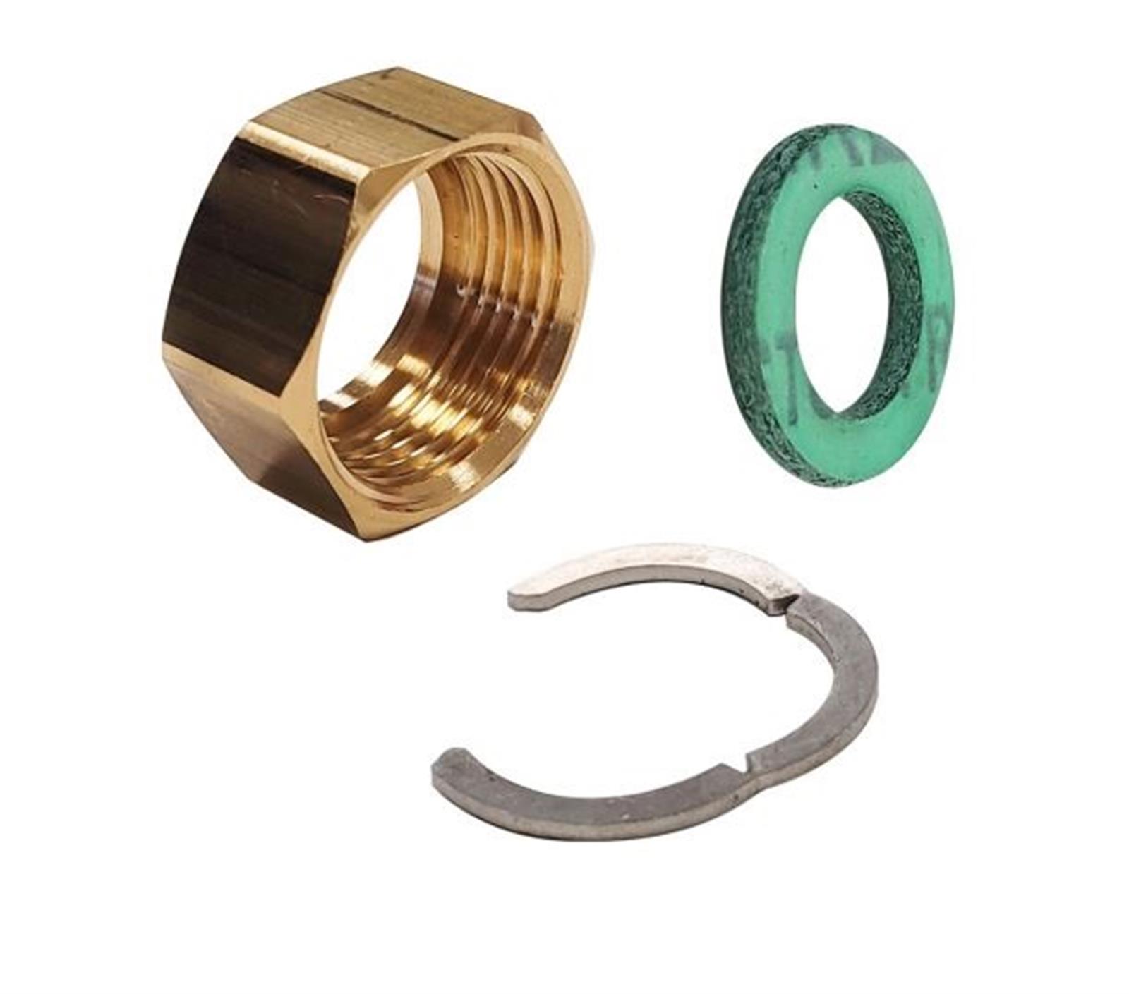 Ecrou tournant femelle laiton pour onduleux inox - Ø 3/4" - 16mm
