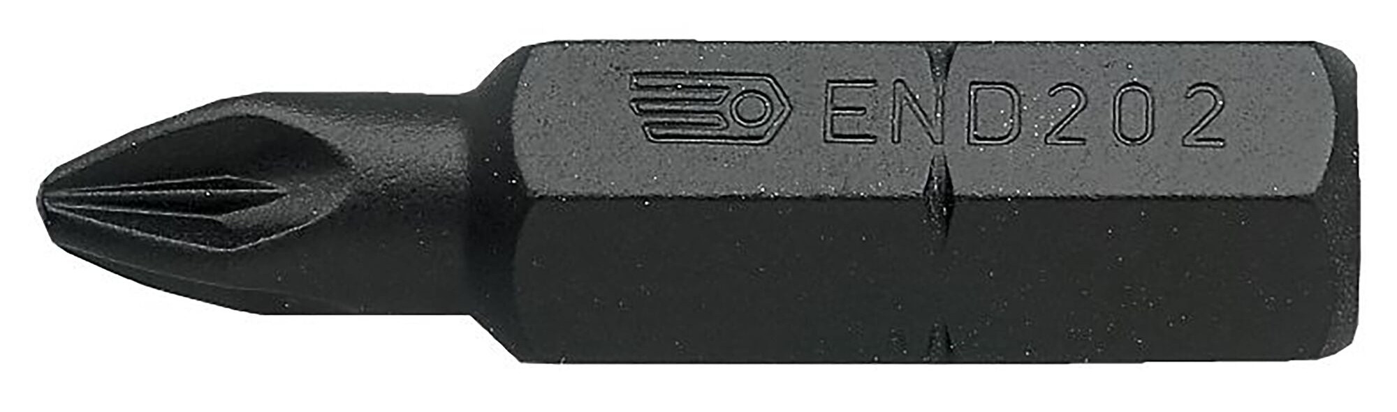 Embout impact série 2 pour vis Pozidriv en brunie 7,94 mm FACOM END.203