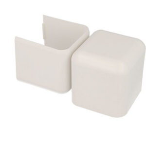 Embout pour goulotte PVC blanc 60 x 60 mm KOPOS