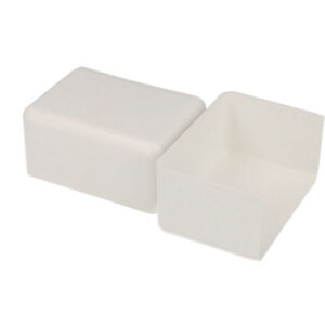 Embout pour goulotte PVC blanc 80 x 40 mm KOPOS