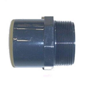 Embout PVC pression fileté B - Mâle à coller / Mâle à visser - E4033F EMBOUT M.1"1/4 A COLLER F.40 M.50