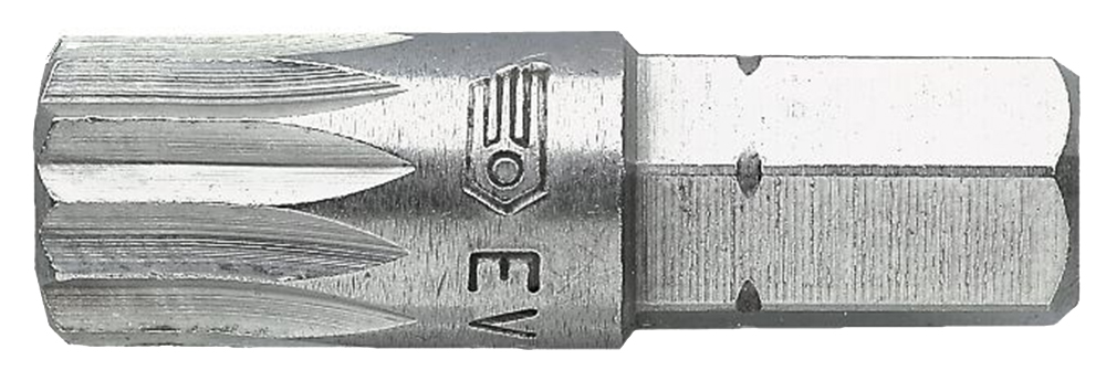 Embout standard 5/16'' série 2 pour vis à empreinte denture multiple XZN M6 28 mm FACOM EV.206