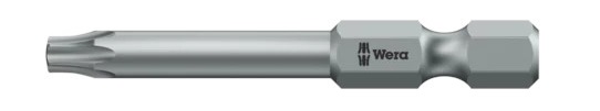 Embout standard extra rigide hexagonal 1/4'' pour vis Torx TX 8x70 WERA 05060098001