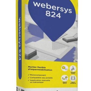 Enduit d'imperméabilisation WEBERSYS 824 - sac 20 kg