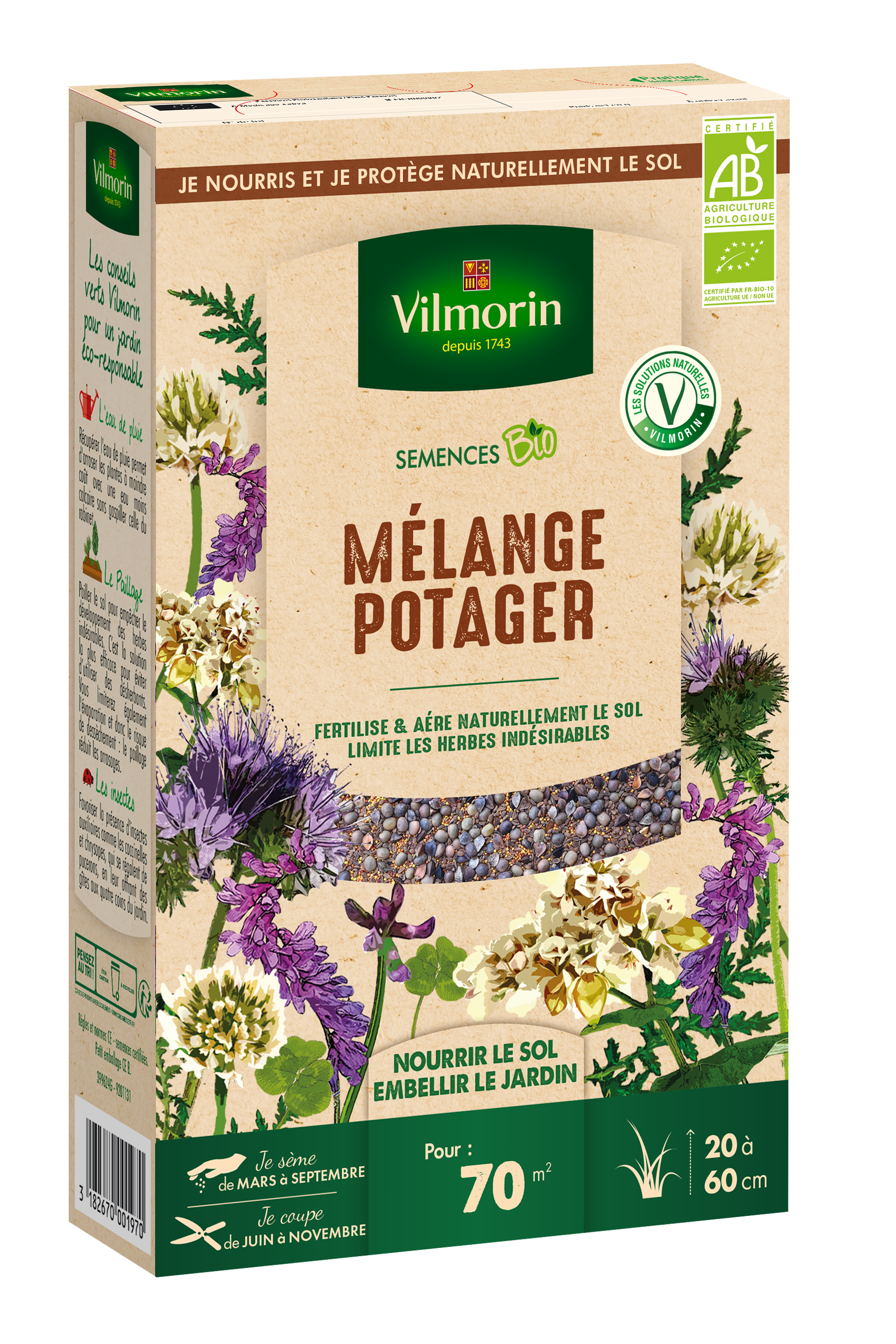 Engrais vert Mélange potager - BIO - Grand Modèle