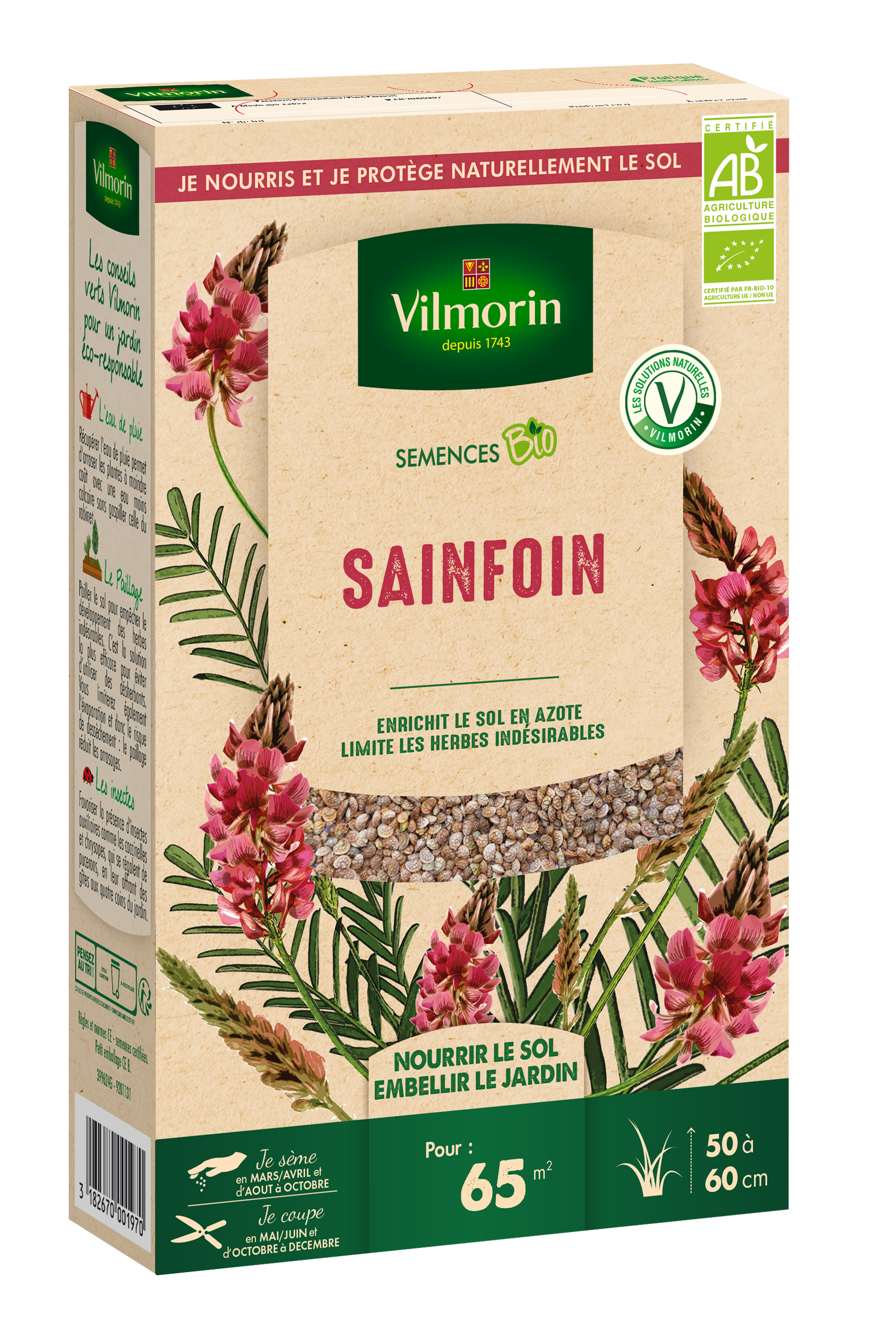 Engrais vert Sainfoin - BIO - Grand Modèle
