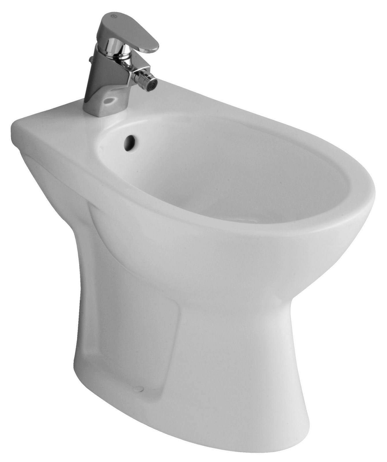 Ensemble bidet VOLTA BLUES - Dimensions bidet 55,5 x 36 cm - Blanc