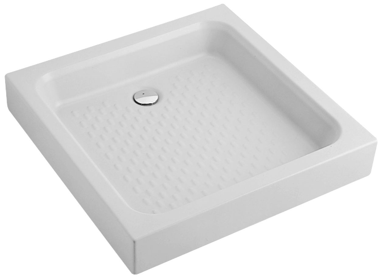 Ensemble receveur O. NOVO BLUES - Dimensions receveur : 70 x 70 cm - Coloris receveur : blanc