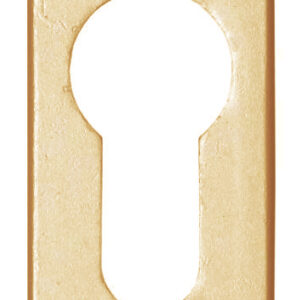Entrée 4012 rectangulaire creuse aluminium bronze METALUX N040120006