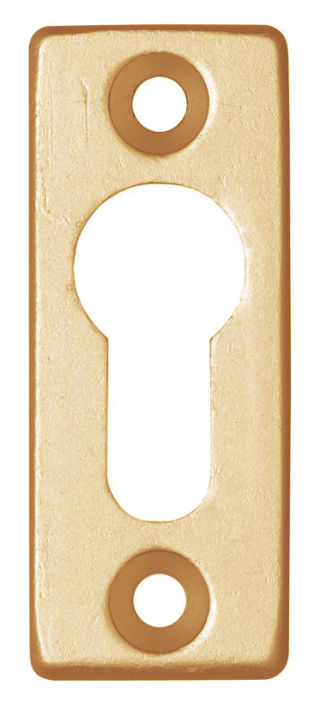 Entrée 4012 rectangulaire creuse aluminium bronze METALUX N040120006