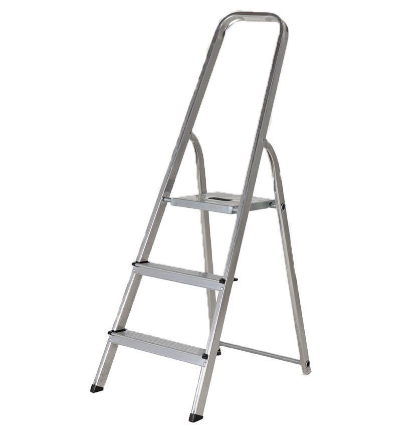 Escabeau domestique pliable Selekta MixAlu - 3 marches - 2,37m