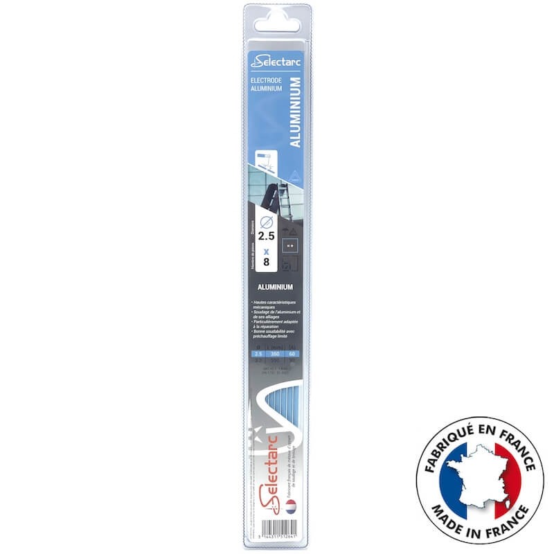 Etui de 5 électrodes Aluminium 3,5 x 350 mm SELECTARC 30533S30
