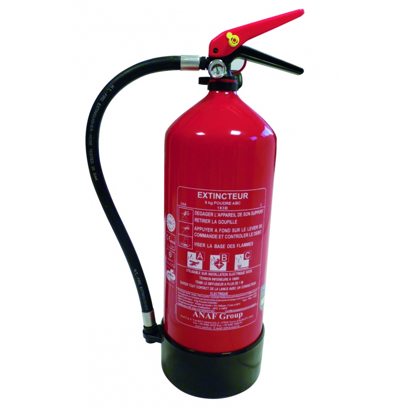 Extincteur à poudre ABC 6 kg 16458.9