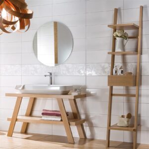 Faïence COLOR ONE /SYSTEM 20x60 cm - 20x60 cm - Blanc brillant non rectifié
