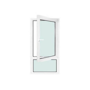 Fenêtre PVC 1 vantail ouverture à la française avec allège fixe