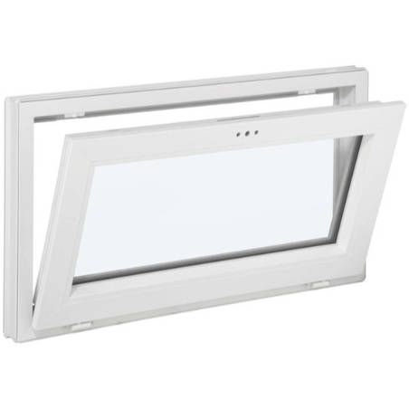 Fenêtre PVC 1 vantail Soufflet abattant