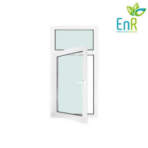 Fenêtre PVC EnR 1 vantail ouverture à la française avec imposte fixe