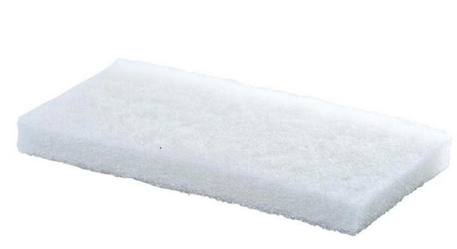 Feutre abrasif blanc de rechange 12x25 - peu abrasif