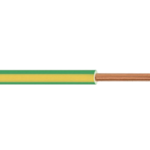 Fil H07VU 2.5² vert et jaune
